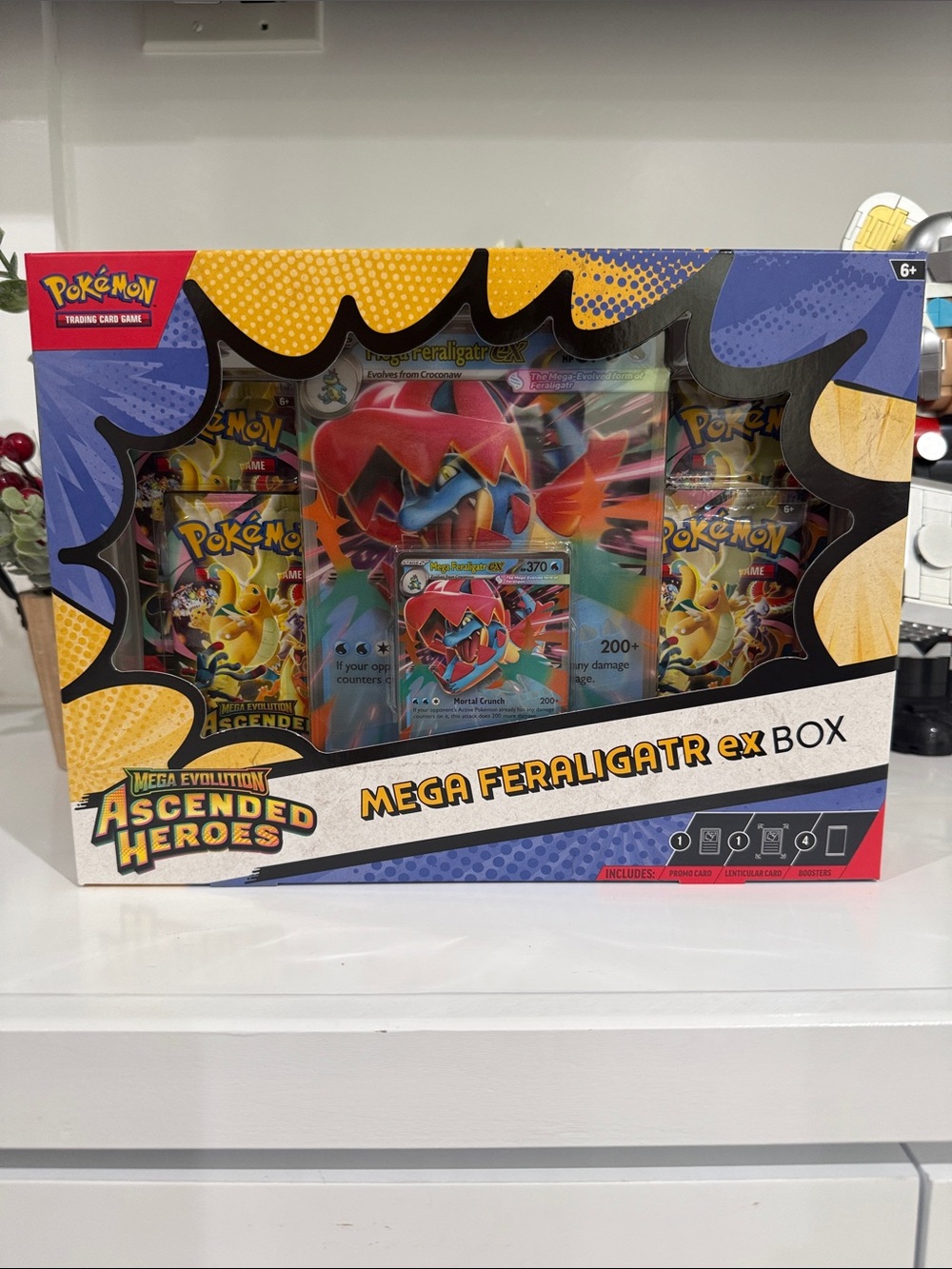 New box mega feraligatr ex box TCG Pokemkn trading card